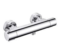 Mitigeur thermostatique de douche - EDOUARD ROUSSEAU - Garance 3 - Corps froid - Adapté à toute production d’eau chaude - Chromé