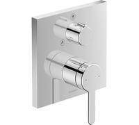 Mitigeur thermostatique de douche encastré Duravit C1 195x195x195mm C14210011010