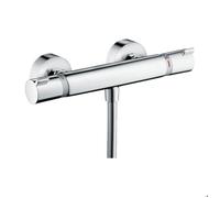 Mitigeur thermostatique de douche - HANSGROHE - Comfort C3 Ecostat - Chromé - Economie d'eau - Bouton Ecostop