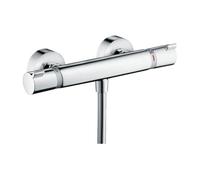Mitigeur thermostatique de douche - HANSGROHE - Comfort C3 Ecostat - Chromé - Economie d'eau - Bouton Ecostop