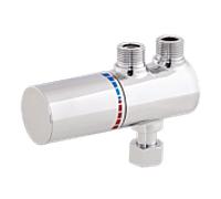 Prémélangeur avec thermostat et protection anti-brûlure, vanne d'angle Aquacraft 3/8" 34487000
