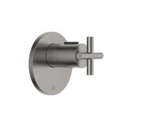 Mitigeur Thermostatique Douche Dornbracht Tara Unité de Commande Robinet Thermostatique 1/2" ø123mm Dark Platinium brossé 36501892-99