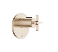 Mitigeur Thermostatique Douche Dornbracht Vaia Unité de Commande Robinet Thermostatique 1/2" ø123mm Champagne brossé 36501809-46