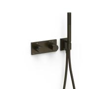 Mitigeur thermostatique douche encastré à 2 voies B-system Noir Bronze - TRES 30735201KMB