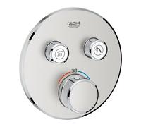 Mitigeur Thermostatique Douche Grohe Grohtherm SmartControl encastré 2jets Supersteel