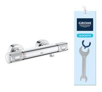 GROHE Mitigeur thermostatique de douche Precision Feel 34790000 1/2" mural chrome Ecojoy