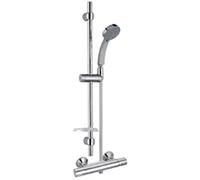 Mitigeur Thermostatique Douche July Chrome+Barre Citrus 90Mm