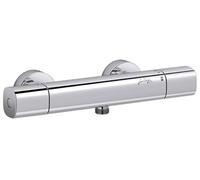 Mitigeur thermostatique douche mural July+, C3 Corps tièdeAvec raccords Chrome - - E35676-9-CP