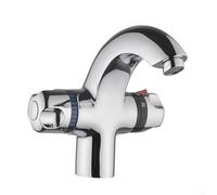 Mitigeur thermostatique en cuivre pour eau chaude et froide, tuyau mural dissimulé, plage de température réglable de 20 °C à 50 °C