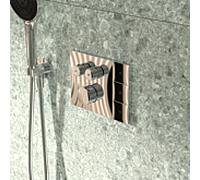 Mitigeur thermostatique encastré Ideal Standard Ceratherm avec sélecteur de douche Navigo® A7894AA chromé ; compatible avec les pommeaux de douche Solos à commande à distance