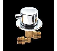 Mitigeur Thermostatique Mural En Laiton Pour Système Douche, Robinet Contrôle La Température L'eau, Salle Bain G1/2 Inch, Cartouche Mélange Froid Et Chaud Robinet, Thermostat Bain(Rotary Switch)