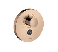 Mitigeur Thermostatique rond pour douche à encastrer Axor Select Or Rouge Poli 36726300
