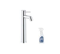 Mitigeur vasque Quickfix Start Classic taille XL chromé + nettoyant GrohClean
