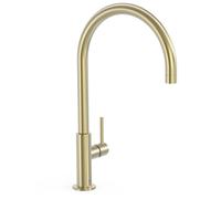 Mitigeur XL avec manette latérale pour lavabo Study Cava doré - TRES 26290401CA