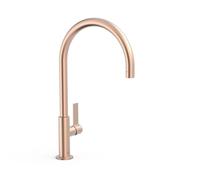 Mitigeur XXL avec manette latérale pour lavabo Or Rose Mat 24K - TRES 21190601OPM