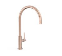 Mitigeur XXL avec manette latérale pour lavabo Or Rose Mat 24K - TRES 26290401OPM