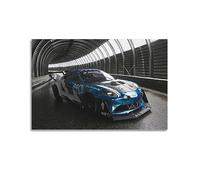 MITIN Poster Supercar pour voiture de sport Alpine A110 - Décoration murale sur toile - Décoration murale et photo pour chambre à coucher - 30 x 45 cm
