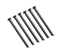 MITINGER Rayons de Vélo en Acier 15 Diamètre De Jauge 1,8mm Bicyclettes Straight Tirez 304 Vélo en Acier Inoxydable Pièces Roue À VTT(Length 275mm)