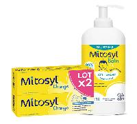 Mitosyl 2 Pommades Change Protectrice 100 g + 1 flacon Gel Lavant 490ml