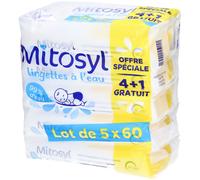 Mitosyl Pack Lingettes à l'Eau 5x60uts