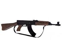 Mitraillette Fusil d'Assaut 72 cm, 8 coups - Metal, plastique - Militaire, Soldat, Commando, SWAT - Accessoire - Set Jouet Enfant et Carte