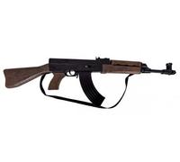 Mitraillette Fusil d'assaut 72 cm, 8 Coups - Metal, Plastique - Militaire, Soldat, Commando, swat - Accessoire - Set Jouet Enfant + Carte