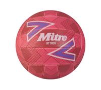 Mitre Ballon d'attaque unisexe – design interactif, doux – Rose/Violet/Blanc Taille 5