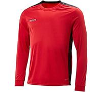 Mitre Charge Maillot de Football Mixte Adulte, Écarlate/Noir, FR : 2XL (Taille Fabricant : XXL)