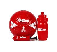 Mitre Coffret Cadeau 2526 Football Unisexe pour Adulte, Rouge/Blanc, 4