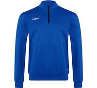 Mitre Edge Haut zippé 1/4, modèle Junior | Tenue d’entraînement de football | Haut de survêtement performance, Bleu roi, L