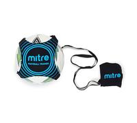 Mitre Équipement d’aide à l’entraînement, pour travail en solo des contrôles et des capacités, modèle réglable, utilisation mains libres, Noir/Cyan, taille unique