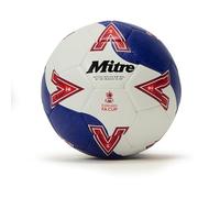 Mitre FA Cup Play 2526 Ballon de Football Unisexe pour Adulte Blanc/Bleu/Rouge Mini