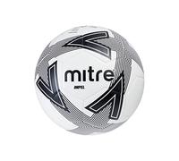 Mitre Impel L30P Football, Highly Durable, Shape Retention, White/Black, 4
