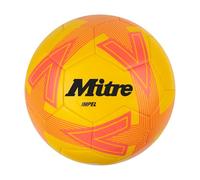 Mitre Ballon de Football Impel, Jaune/Mandarine/Noir, 3