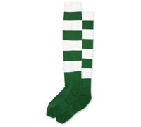 Mitre Mercury Chaussettes de Football cerclées pour Adultes | Tenue d’équipe de Football | Chaussettes Longues légères | Chaussettes de Sport Respirantes, Senior, Émeraude/Blanc (40-46)