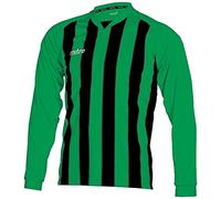 Mitre Optimize Maillot de Foot pour Les Jours de Match Mixte Adulte, Émeraude/Noir, FR : S (Taille Fabricant : SM)