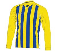 Mitre Optimize Maillot de Foot pour Les Jours de Match Mixte Adulte, Jaune/Bleu Roi, FR : XXS (Taille Fabricant : XSY)