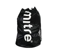 Mitre Sac de football | Ultra robuste |Sangles réglables, capacité 8 ballons, Noir