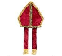 Mitre Saint Nicolas Taille Unique Rouge