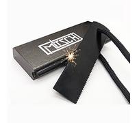 Mitsch 1 pierre à feu en magnésium - Équipement de survie - Bloc de magnésium léger - Pour randonnée, camping, feu de camp, nourriture, cuisson, extérieur, armée (1)