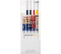 三菱鉛筆 Mitsubishi M9EM4CL.NO3 Porte-mine EMOTT, crayon de couleur plomb pointue, 0,9, 4 couleurs, n° 3, couleur nostalgique