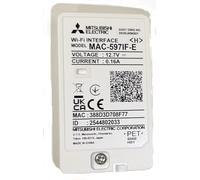 Mitsubishi Module Wi-Fi Electric MAC-597IF-E pour climatiseurs fixes, contrôle à distance via l'application pour smartphone Melcloud, compatible avec Amazon Alexa et Google Home, blanc