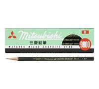 Mitsubishi Pencil Co., Ltd. Mitsubishi Pencil Pencil 9800 B K9800B Dozen (12 pièces) by