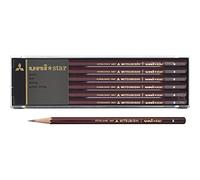 Mitsubishi Pencil Crayon MOMO FING Unistar hexagonal Standard B – Douzaine 12 pièces