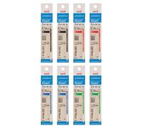 Mitsubishi Pencil Jetstream H.SXR8038K4C8 Lot de 2 recharges pour stylo à bille multifonction 0,38 4 couleurs