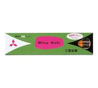 Mitsubishi Pencil K9852HB Crayon avec gomme 9852 HB, 1 douzaine