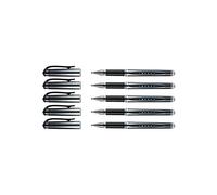 MITSUBISHI PENCIL Lot de 5 Stylos roller encre gel Impact Broad UM-153S 1,0mm noir
