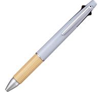 Mitsubishi Pencil MSXE5200B5.79 Jetstream 4&1 BAMBOO 0.5 Stylo multifonction, bleu gris