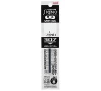 Mitsubishi Pencil UMR83E.24 Lot de 10 recharges pour stylo à bille gel Signo 0,38 Noir