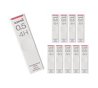 Mitsubishi Pencil Uni ULS05404H Lot de 10 mines pour porte-mines 0,5, 4H